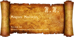 Magos Malvin névjegykártya